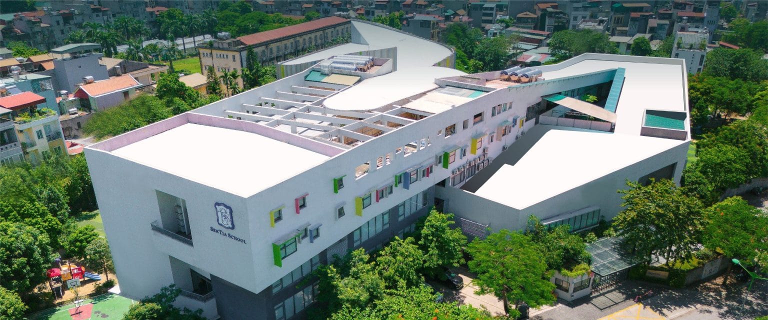 Toàn cảnh SenTia School nhìn từ trên cao