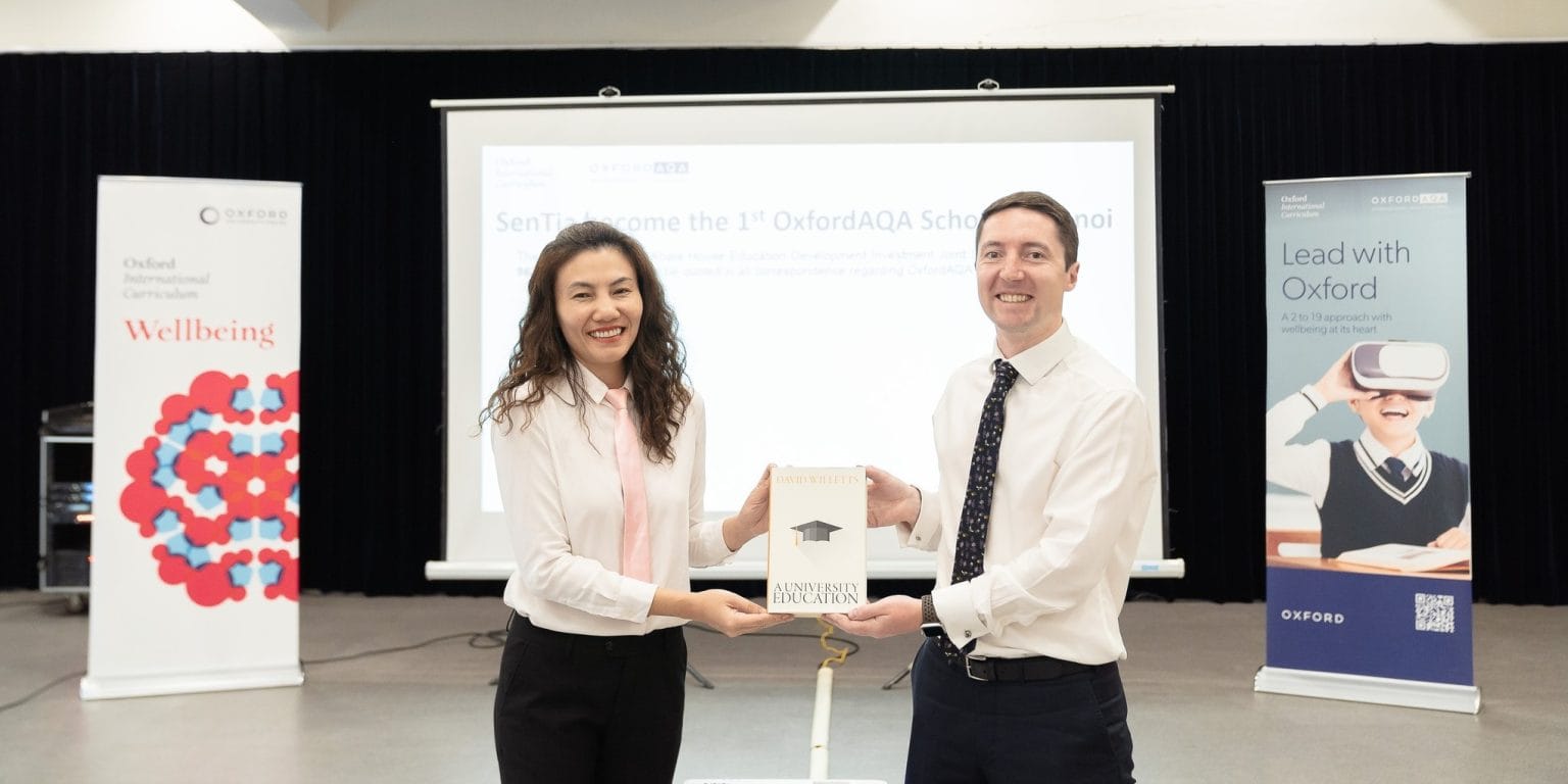 SenTia School là trung tâm khảo thí OxfordAQA đầu tiên tại miền Bắc
