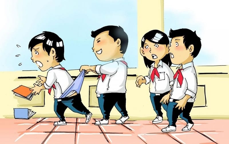 Có nhiều hình thức bắt nạt khác nhau