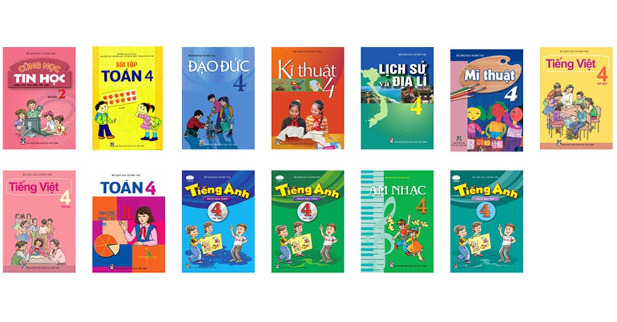 Lớp 4 học những môn gì